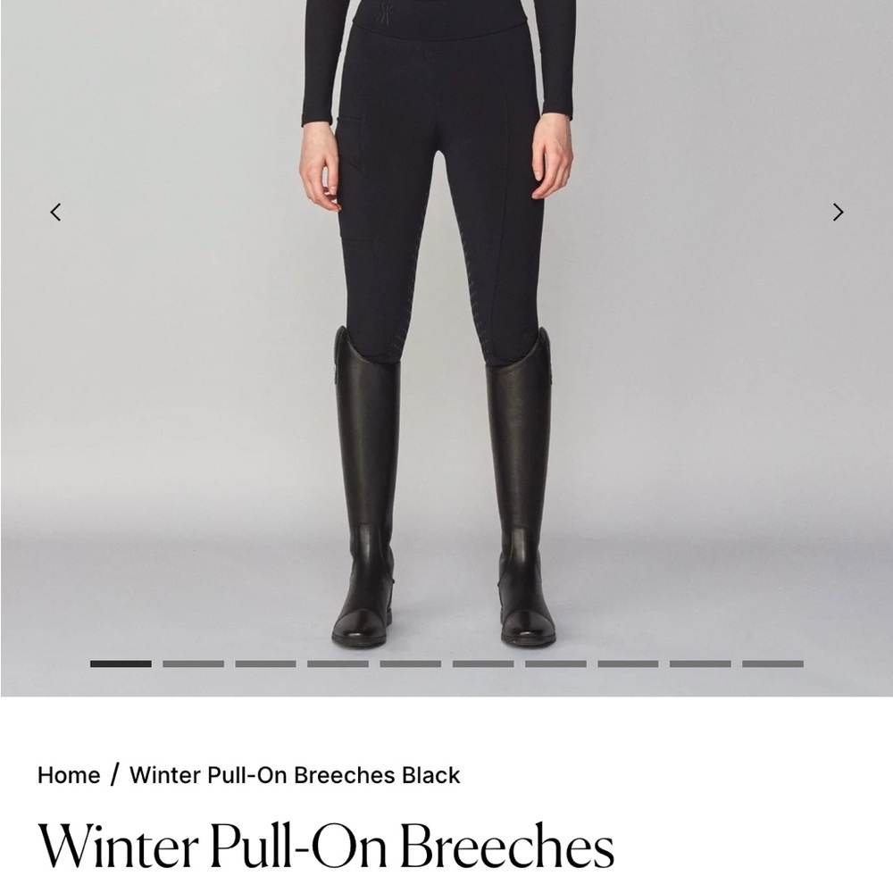 Elegant Black Pull-On Leggings